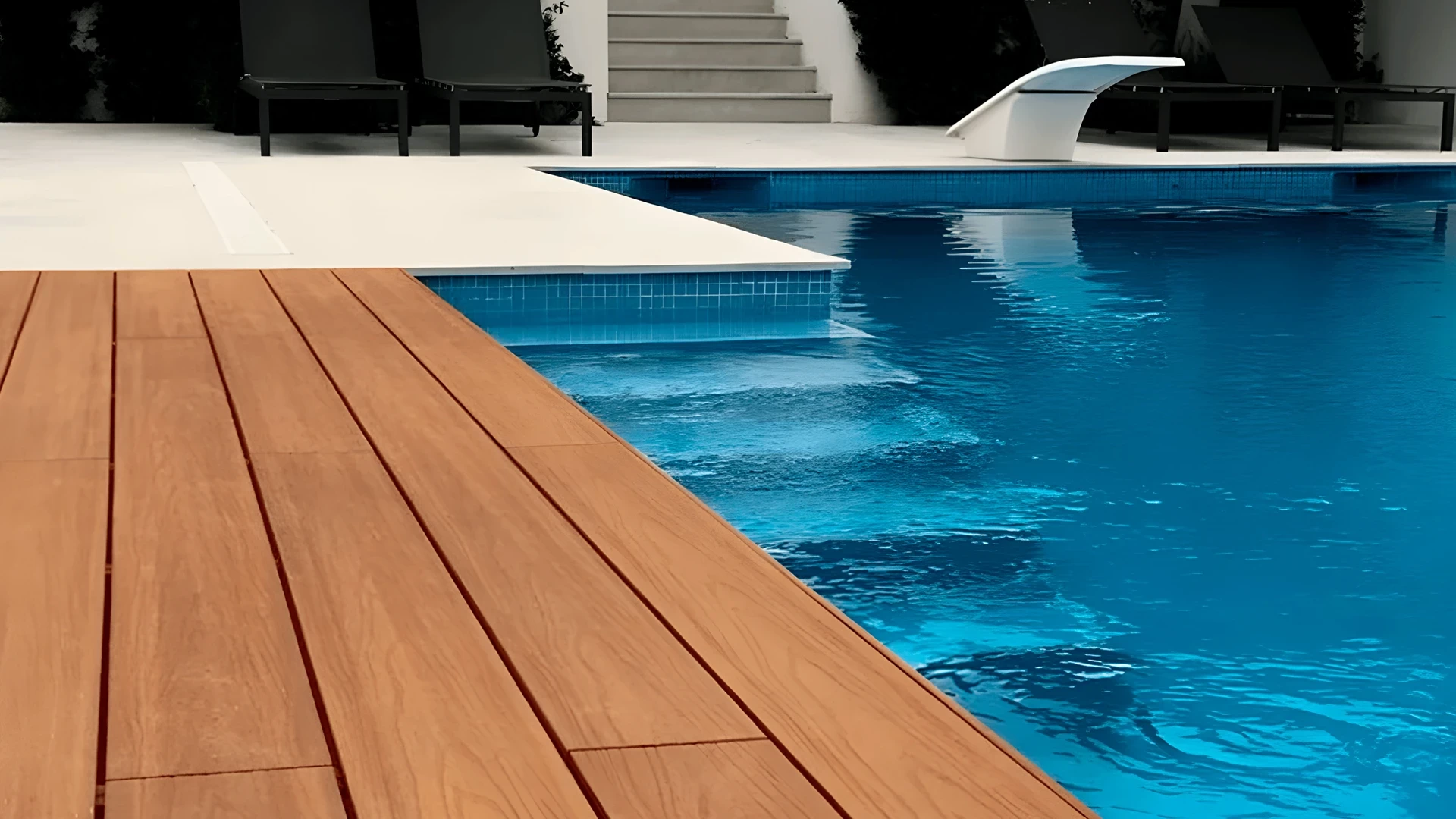 Pavimento vinílico para piscinas
